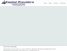 Tablet Screenshot of capitalprovidersinsurance.net